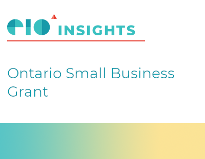 Ontario Small Business Grant